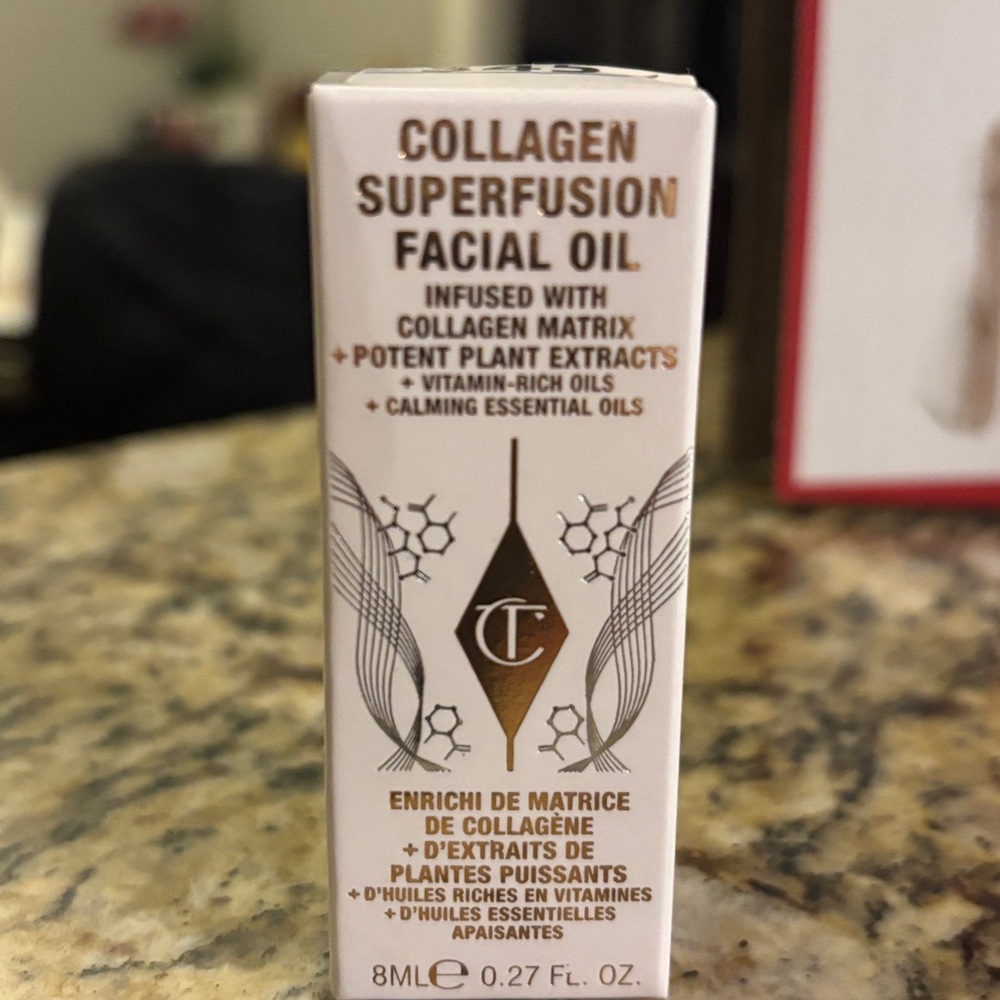 Charlotte Tilbury ~ Collagen Superfusion Facial Oil - New in Box.27 fl. Oz
